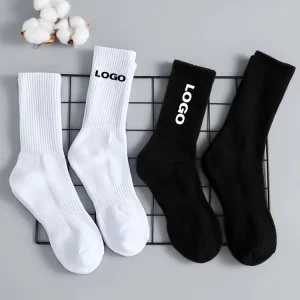 Cotton Men Logo Unisex Bamboo Compression Sports Grip Ankle Custom Cotton Crew Socks