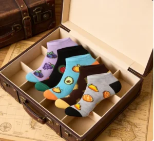 Cotton Mens Sport Socks Crew Breathable Anti Odor Casual Summer