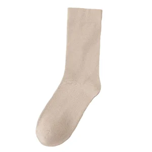 Cotton Mid calf Socks With Loose Mouth Bamboo Diabetic Socks