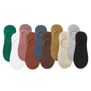 Cotton No Show Socks No Slip Women Low Socks Woman Short