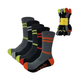 Cotton Outdoor Thermal Travel Women’s Hiking Thick Cushion Performance Sports Bamboo Men Moisture Wick Heavy Duty Work Socks
