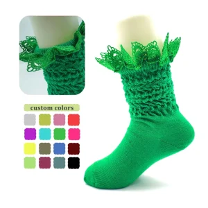 Cotton Socks Knee High Thick Women’s Kids Girls Customised Long Multicolor Custom Design Slouch Socks