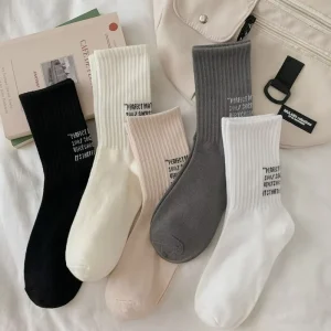 Cotton logo Crew Socks Women Socks Men Custom Sports Socks