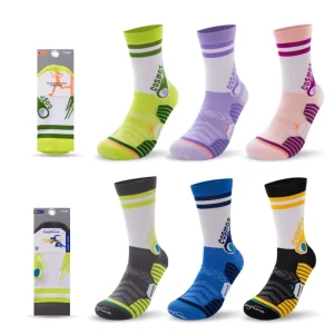 Couple Sports Socks Thick Cushion Tennis Badminton Running Mid Calf