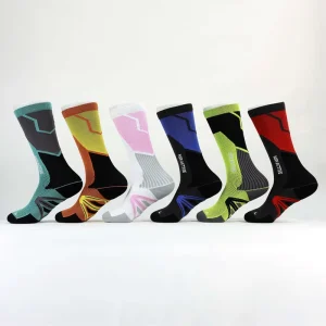 Crew Athletic Socks for Men Moisture WickingCushion Crew Socks for Sport Running Traveling