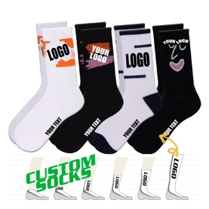 Crew Casual Sock Design Custom Men Sock High Quality Cotton Sock With Custom Logo