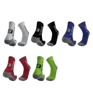 Crew Mid Tube Thickened Quick Dry Socks Pattern Bottom Anti Slip Breathable Anti Bacterial