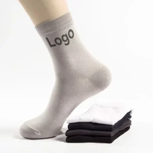Crew Socks Cotton Bamboo Sporty Breathable Spring Customizable Logo