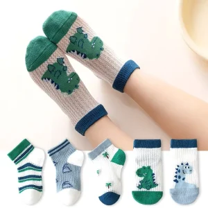 Crew Sport Kids Slip Socks Custom Logo Pattern Kids Graphic Socks Boy Girls Custom Children’s Cotton Socks Breathable