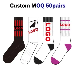 Crew Sports Socks Men’s Training Sport Socks Designer Basketball Socks Custom