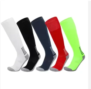Crew Youth Sports Socks Men Football Running Breathable Non slip Tube Socks with Bottom Logo