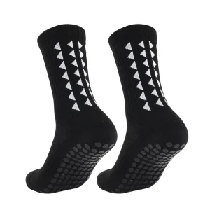 Cross Border Football Men’s Crew Sports Running Socks Non Slip Silicone Standard Thickness Towel Bottom Wear Resistant