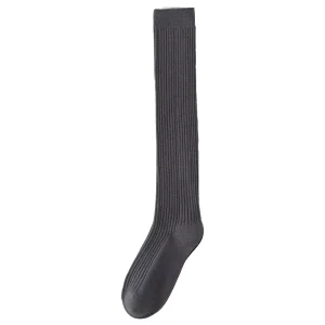 Custom Anti-Slip Crew Length Dress Socks Students’ Sweat-Absorbent Breathable Anti-Bacterial Eco-Friendly Transparent Knitted