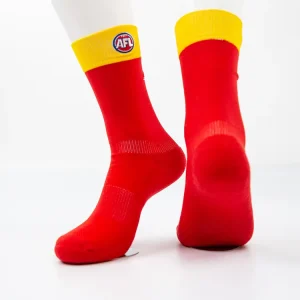 Custom Athletic Sports Socks Made Bottom Compression Breathable Knitting High Quality Team AFL Socks