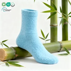Custom Bamboo Fiber Socks Logo Breathable Business Socks Fashionable Casual Bamboo Socks