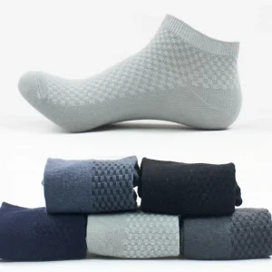 Custom Bamboo Socks Breathable Business Ankle Socks in Bulk