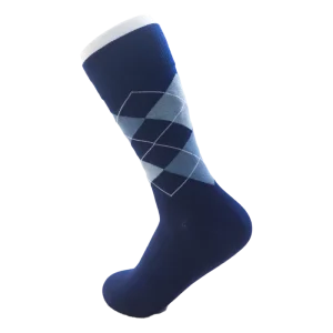 Custom Breathable Bamboo Fiber Socks Crew for Men with Anti Slip Grip Dots on Sole for Spring Sports Use