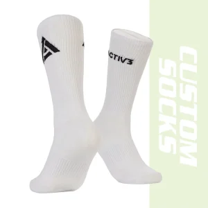 Custom Breathable Cotton Sock Custom Design Crew Sport Sox Made Your Own Logo Socks