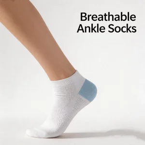 Custom Breathable Cushioned Athletic Ankle Socks Terry Knit Summer Gym Running for Men Women