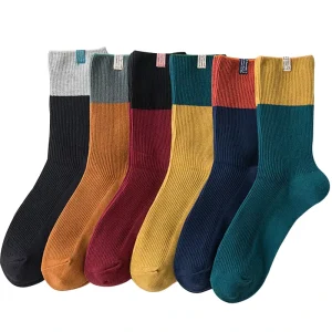 Custom Breathable Women Retro Organic Cotton Hemp Socks