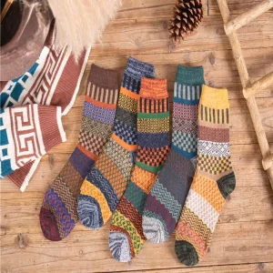 Custom Calcetines Men Socks Thick Insulated Extreme Boot Winter Socks Warm Thermal Merino Wool Socks