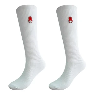 Custom Children’s Crew School Kids Girl Stocking Socks Cotton Low Compression White Tube Socks for Children