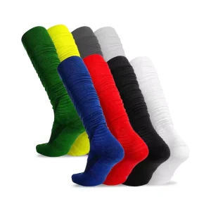 Custom Compression Knee High Football Baseball Socks Padded Sports Long Soccer Socks