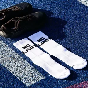 Custom Compression Marathon Performance Running Socks Cushioned Crew Socks With Arch Support Men’s Running Socks Athletic