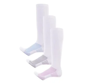 Custom Cotton Athletic Cycling Socks for Women Sporty Knee High Anti-Slip Features Breathable Dot Pattern Ankle High Daily Cuff