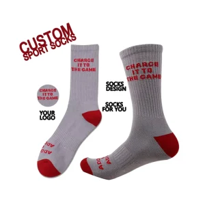 Custom Cotton Mens Running Outdoor Breath Fashion Socks Logo Sports Sock