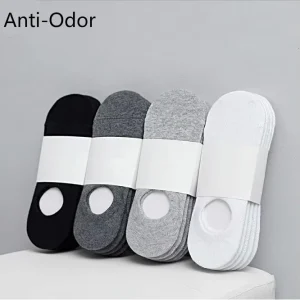 Custom Cotton White Black No Show Invisible Hidden Boat Socks Women Ankle Low Cut Business Socks Summer Liner Men’s Socks