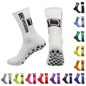 Custom Crew Football Socks Men Professional Silicone Grip Terry Bottom Breathable Cuff Spring Sports Low MOQ OEM