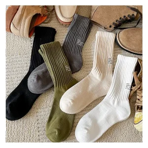 Custom Crew Sport Socks OEM Men’s Unisex Anti slip Athletic Digital Printing Cotton Knitted