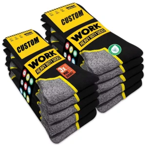 Custom Crew Thick Heavy Duty Men Outdoor Thermal Travel Work Women’s Hiking Work Socks for Men