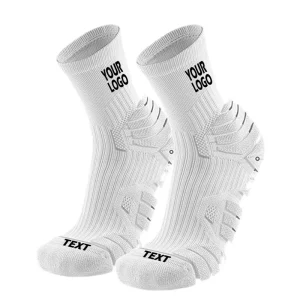Custom Cushion Strip Design Sport Sock Professional Knitted Running Sock Men Custom Terry Athletic Basketball Socks