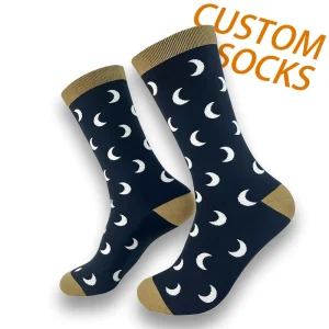 Custom Cute Pattern All-over Socks Men’s Custom Cotton Crew Socks Dress Socks Colorful