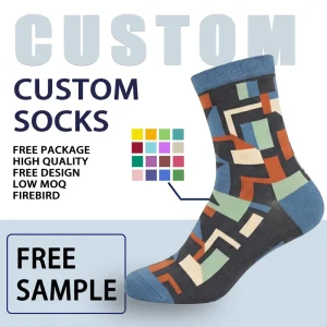 Custom Daily Casual Unisex Cotton Dress Socks Pattern Durable and Comfortable Socks