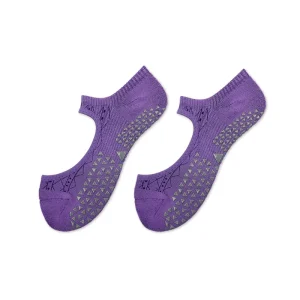 Custom Design Grip Anti Slip Cushion Pilates Socks Breathable Ankle Yoga Socks