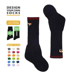 Custom Design Indoor Warm Wool Socks for Baby Long Length Toddler Socks Customized Knitted Knee High Wool Socks Stocking