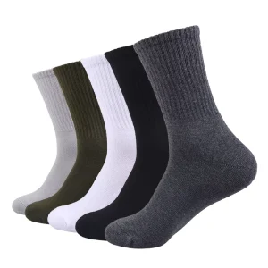 Custom Design Men’s Dress Socks Men Business Socks Custom Made Solid Casual Sock