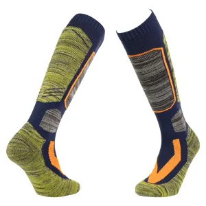 Custom Designed Knitted Terry Cushion Knee High Skate Socks Quick Dry Eco Friendly Winter Sports Socks for Football Low MOQ