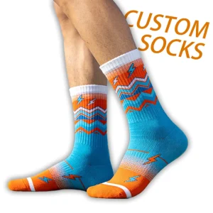 Custom Designed Men’s Cotton Dress Socks Funny Casual Style with Crazy Logo Men Socks Dress Socks Pattern Fancy Cool Socks