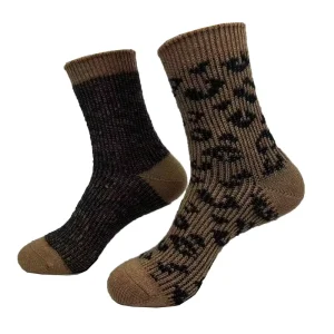 Custom Double Cylinder Double Feeds Socks Rib Fashion Socks Solid Color Cotton Ribbed Socks for Women
