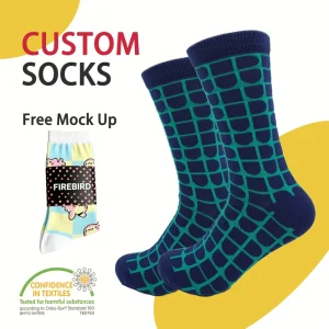 Custom Dress Socks Cool Striped Men’s Socks Crew Unisex Socks Custom Dress Socks High Quality