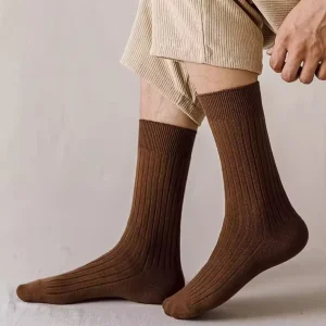 Custom Dress Socks for Men Double needle Men’s Socks OEM Service