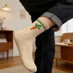 Custom Embroidery Design logo Combed Cotton Breathable Cushion Terry Women Ankle Socks for Daily Women