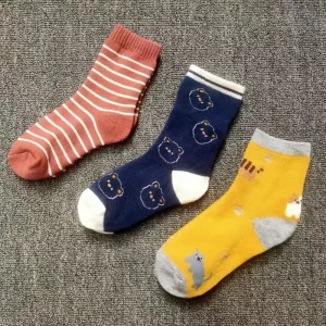 Custom Fashion Children’s Cotton Socks in Autumn and Winter Cold Warm Thick Towel Socks