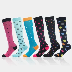 Custom Graduated Zipped High Knee Compression Socks 2030 Mmhg for Men and Women
