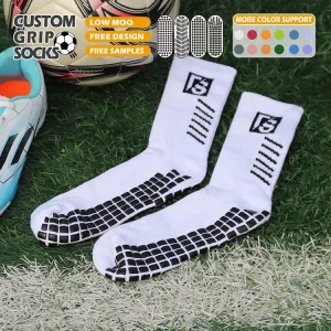Custom Grip Soccer Football Socks Non slip Football Socks for Sport Team High Quality Grip Socks