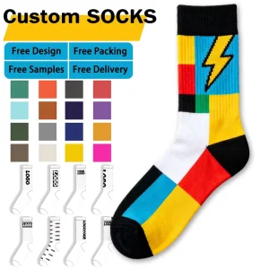 Custom Grip Socks for Sports Low MOQ High Quality Cotton Socks with Custom Logo Design and OEM Service